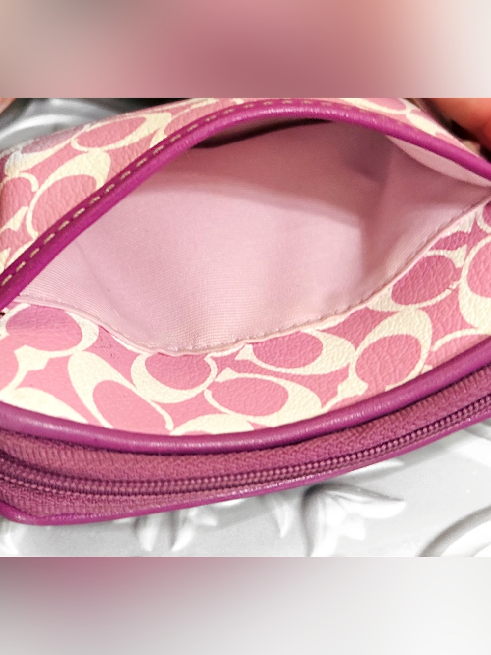 Coach Peyton Dream C Signature Wristlet - Picture 8 of 11